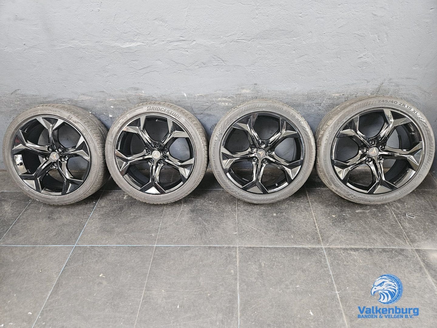 6mm! Originele Cupra Formentor 19 inch zwarte velgen 5x112 z, 19 inch, -, -, Banden en Velgen