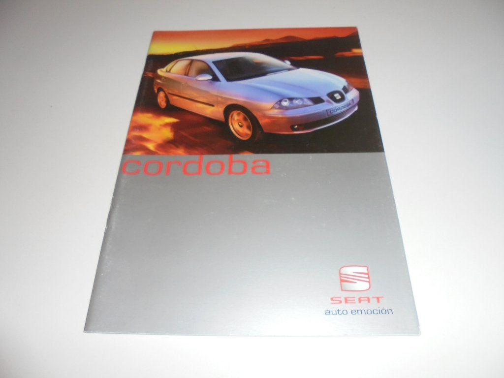 brochure Seat Cordoba  2003, Ophalen of Verzenden, Zo goed als nieuw, Overige merken