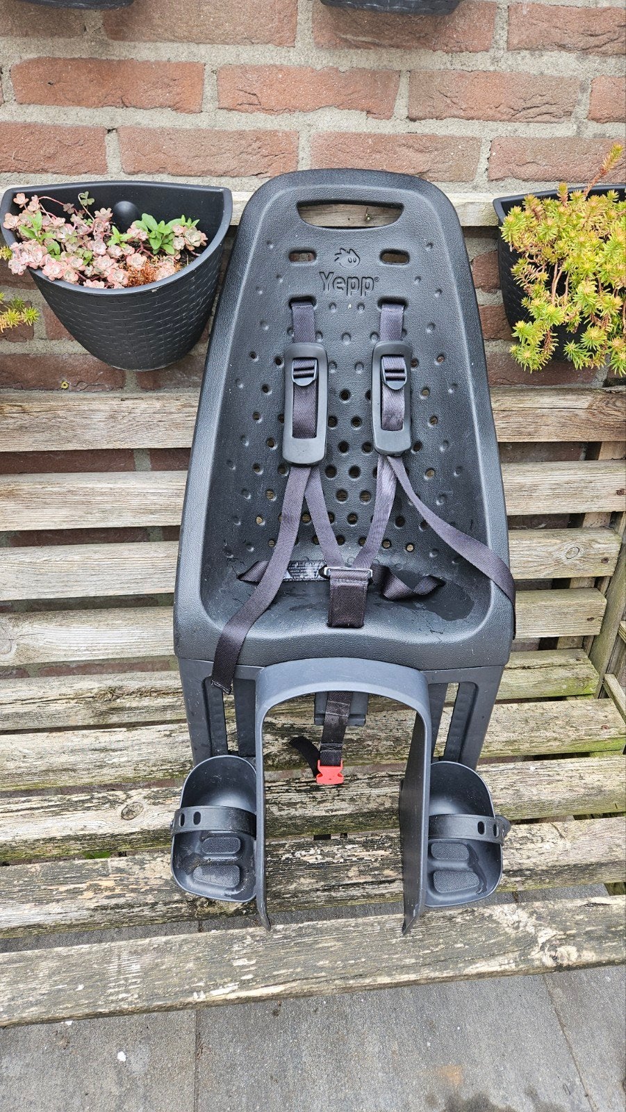 Yepp GMG Fietszitje Achter Zwart, Yepp GMG, Achterzitje, 9 t/m 18 kg, Ophalen of Verzenden