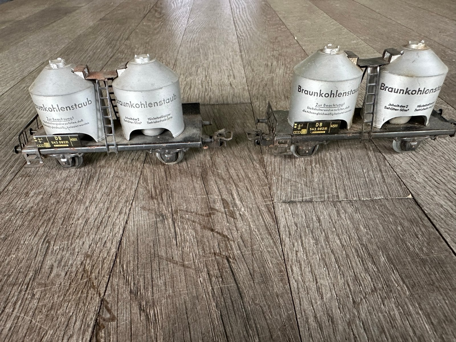 Märklin DB Bruinkoolstof Wagons (2 stuks), Wisselstroom, Gebruikt, Wagon, Ophalen of Verzenden