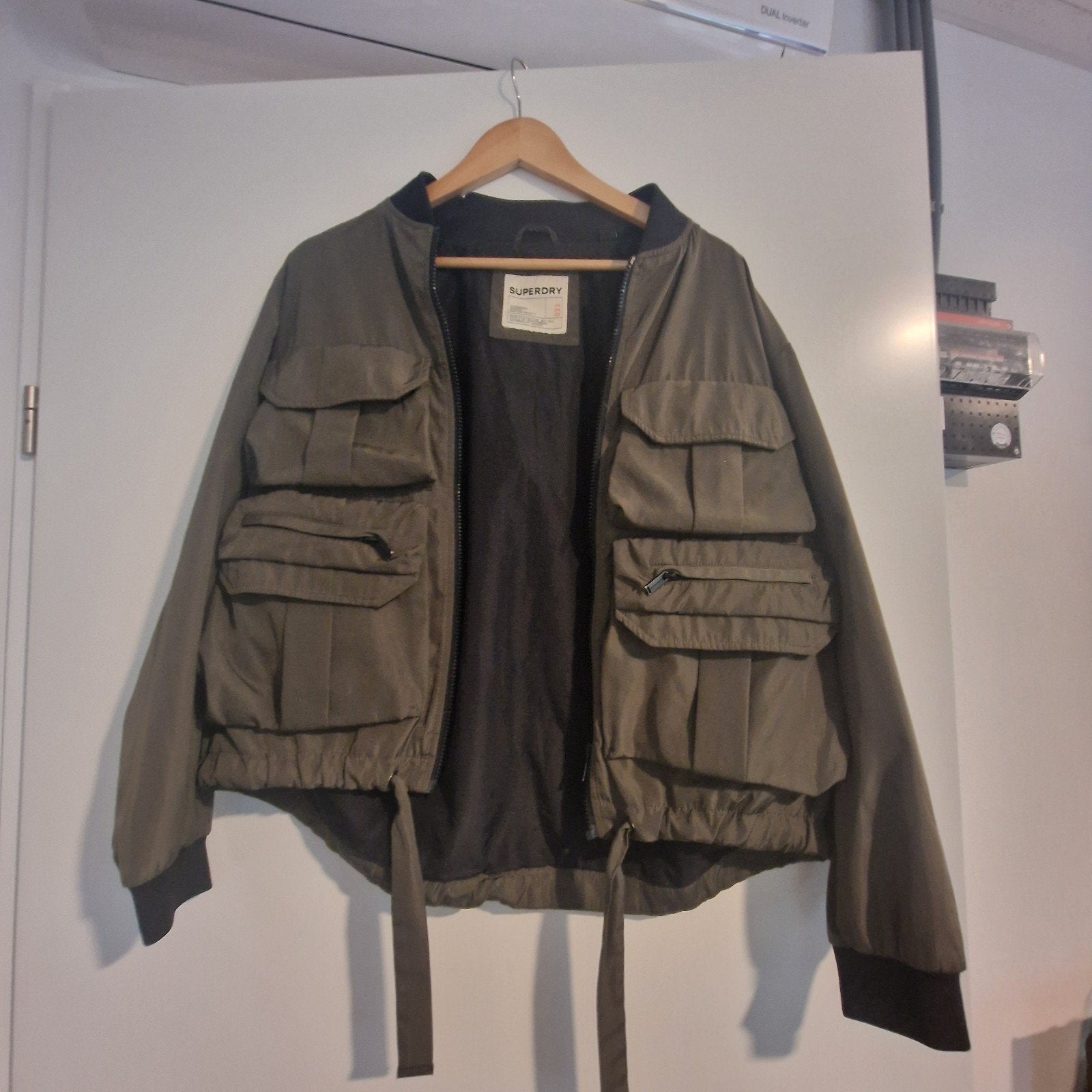 superdry jacket, Kleding | Heren, Jassen | Zomer, Verzenden, Overige maten, Zo goed als nieuw, Groen