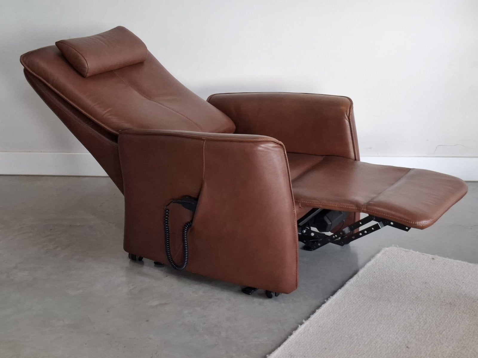 Prominent Romeo Sta-opstoel – Extra Small – Cognac Leer, Ophalen of Verzenden, Zo goed als nieuw, X, 75 tot 100 cm