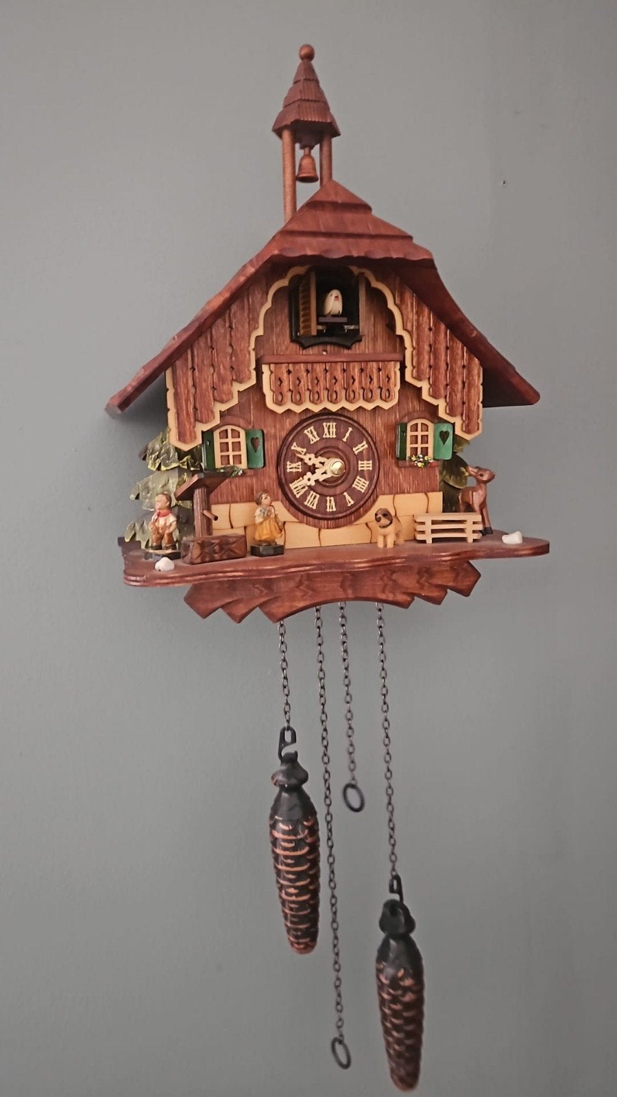 Prachtige Koekoeksklok met gedetailleerde decoratie, Ophalen of Verzenden