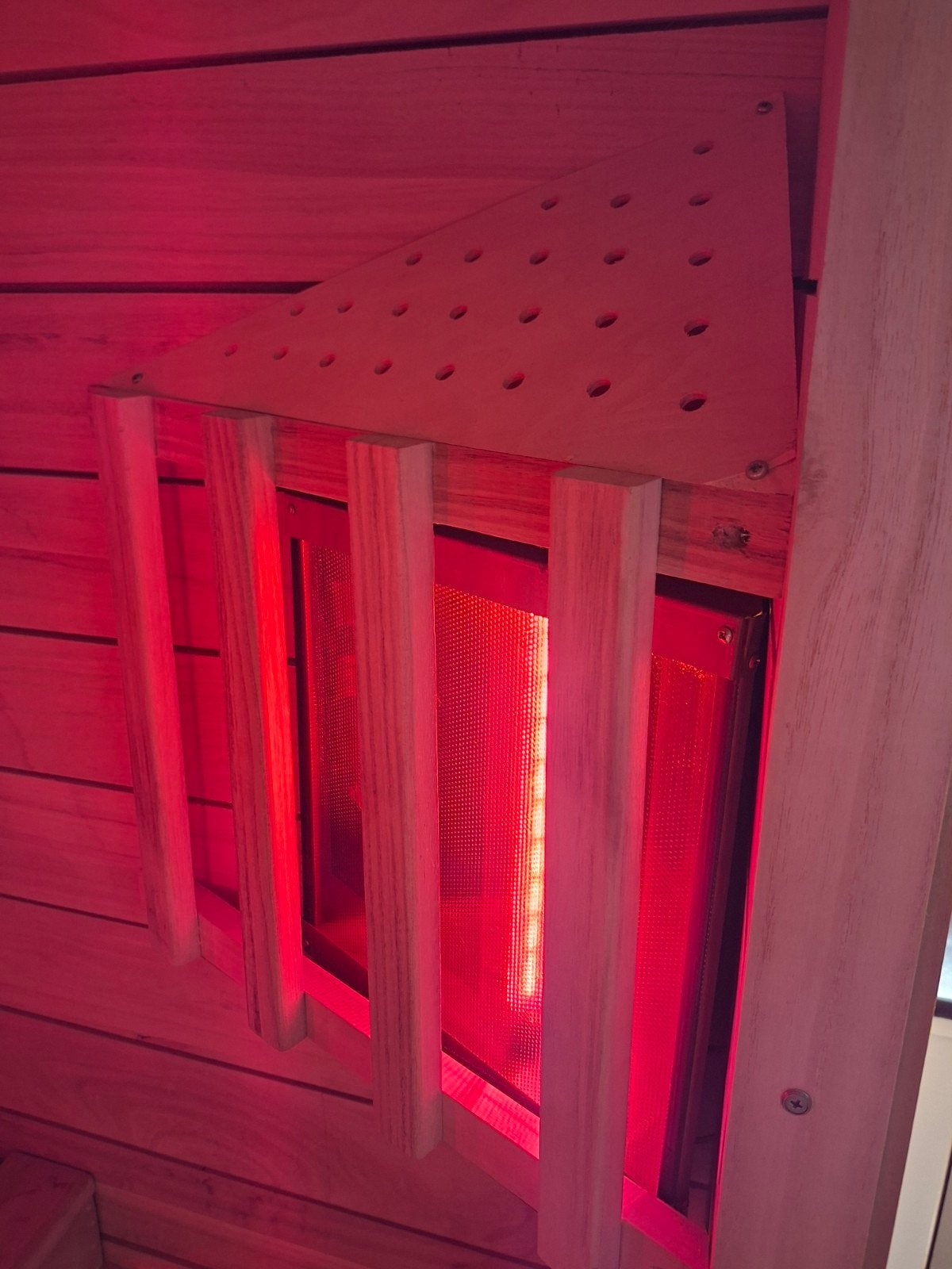 Olufsen Infrarood Sauna - 105x112x196 cm met Radio & Timer, Ophalen, Complete sauna