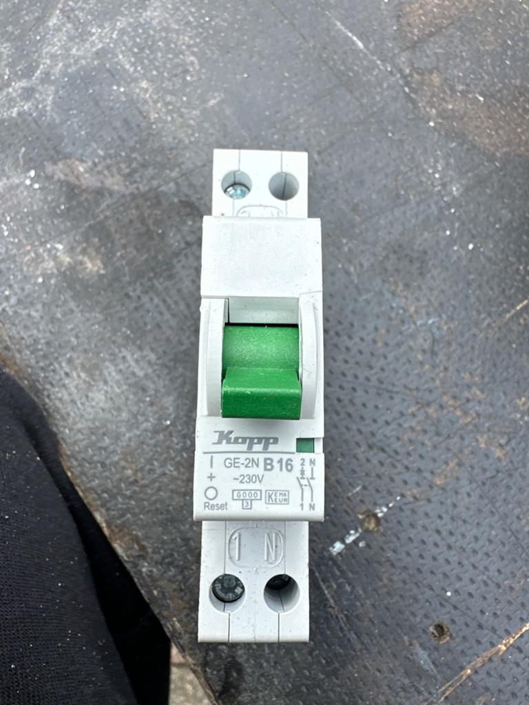 Kopp GE-2N B16 Stroomonderbrekers  - 230V, Ophalen of Verzenden, Nieuw, Overige typen