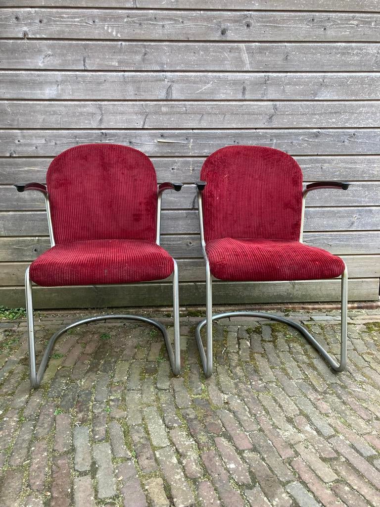 Gispen 413r stoelen - set van 2, Ophalen