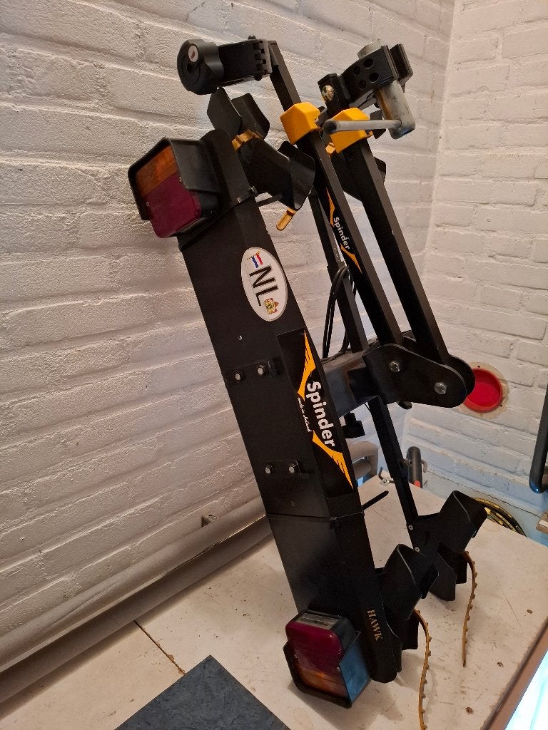 Kantelbare Spinder Hawk fietsdrager, Ophalen