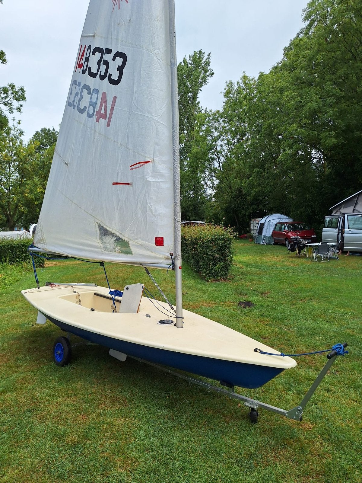 Laser zeilboot, Watersport en Boten, Ophalen, Gebruikt