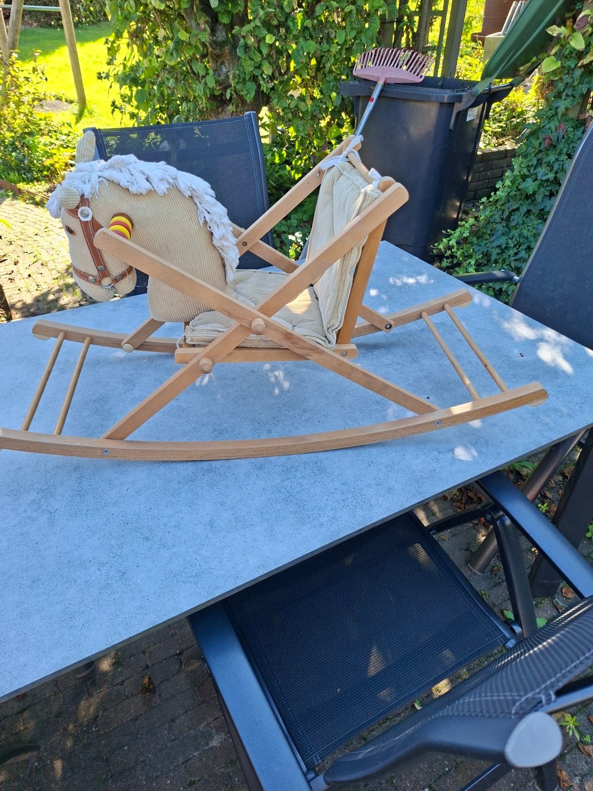 hobbelpaard, Ophalen, Gebruikt
