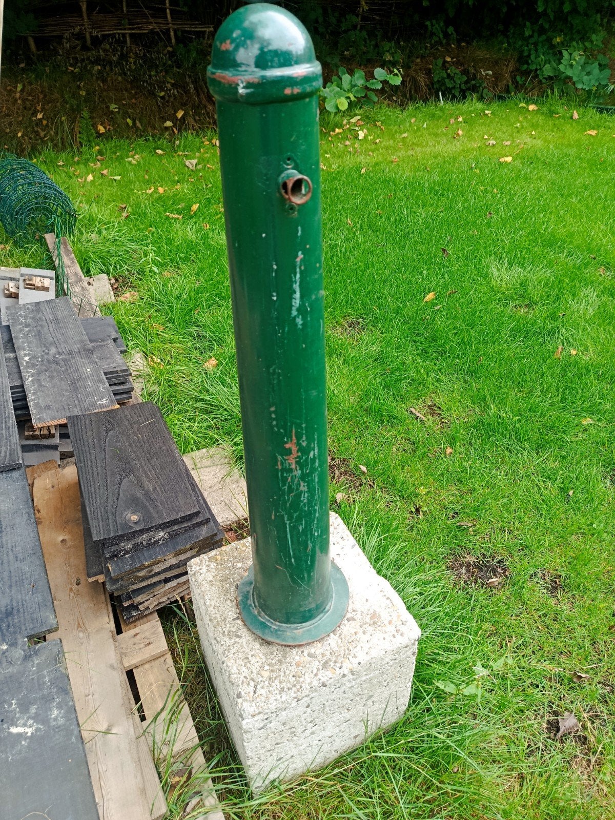 paal uitneembaar, Ophalen, Gebruikt, Minder dan 180 cm, Palen