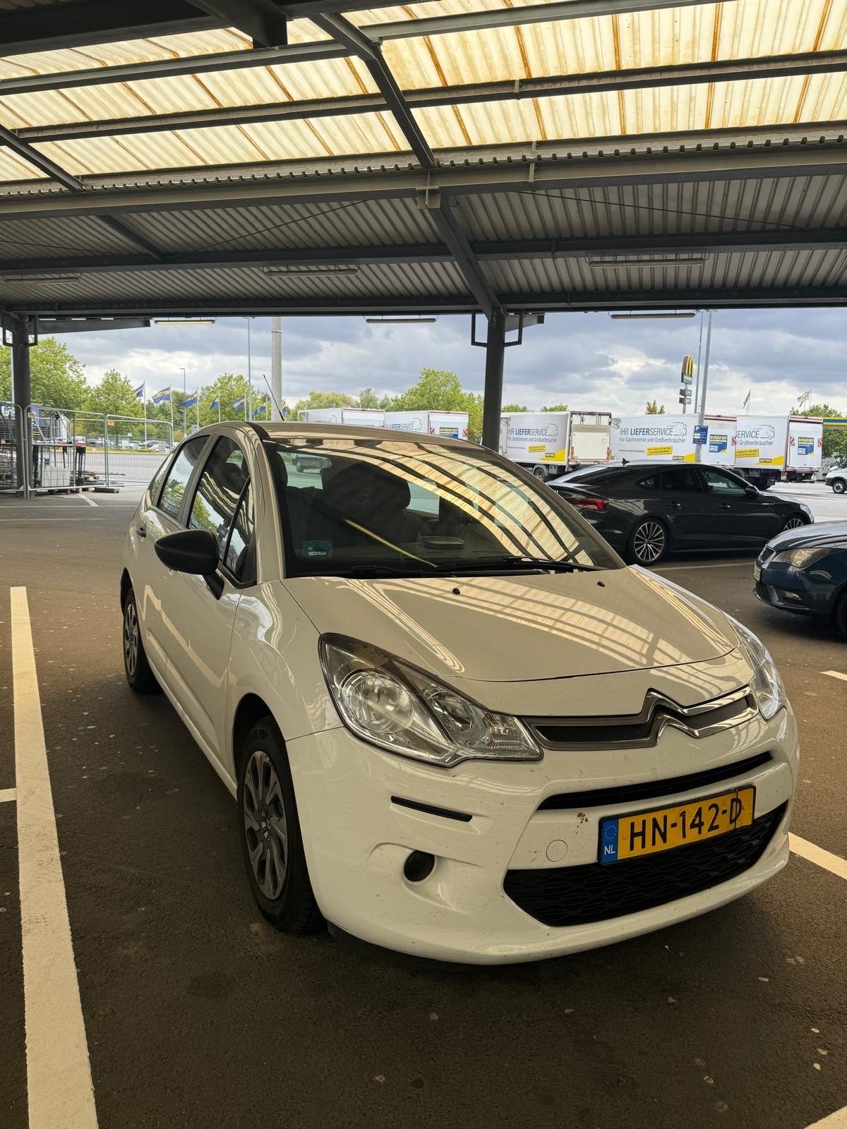 Citroën C3 1.0 I 50KW 2015 Wit, Voorwielaandrijving, 450 kg, 31 €/maand, 948 kg