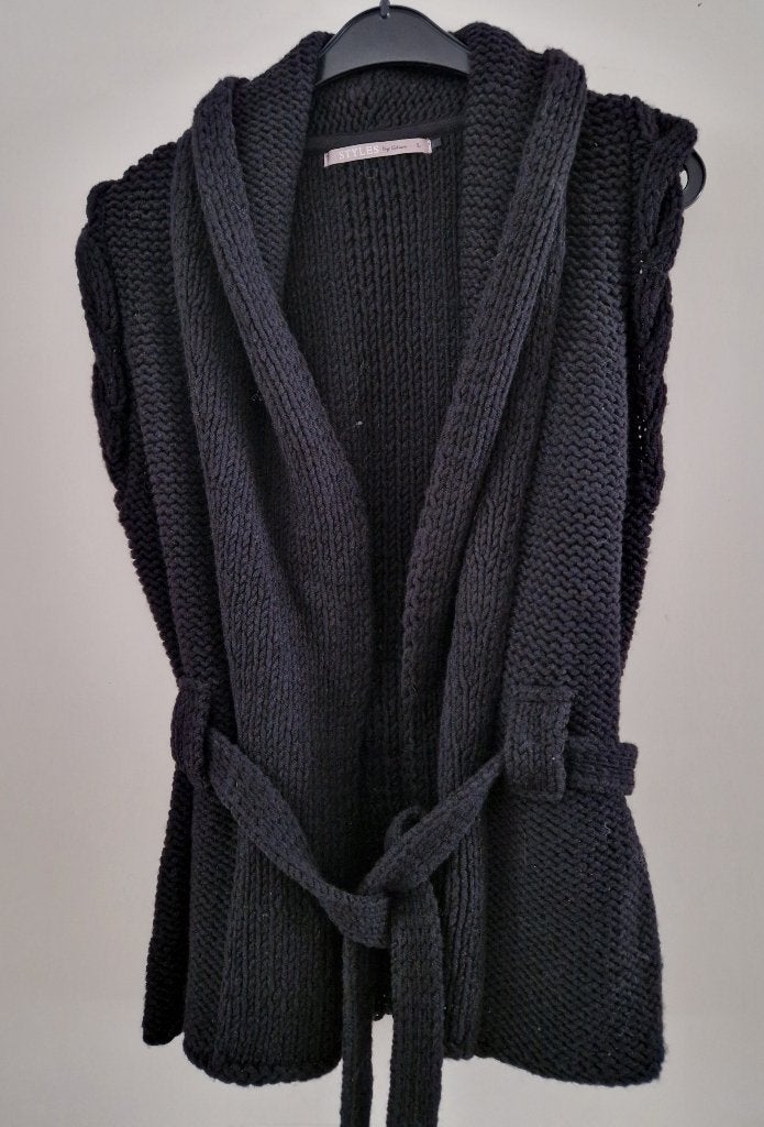 Zwart mouwloos dames vest Steps maat L zgan, Zwart, Maat 42/44 (L), Ophalen of Verzenden, Zo goed als nieuw
