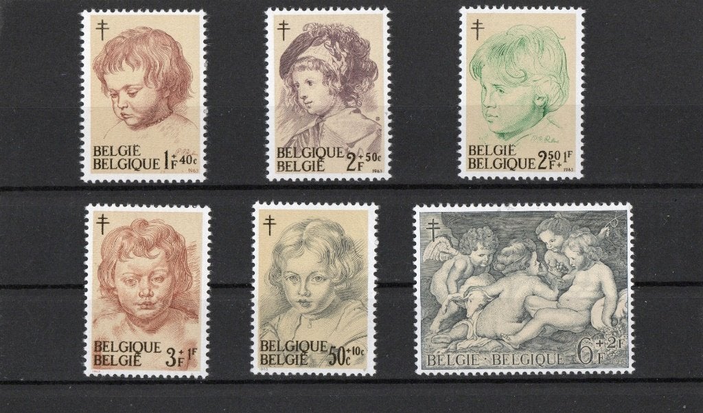 Postzegels Belgie 1963 1332/1337, Postzegels en Munten, Postzegels | Europa | België, Ophalen of Verzenden, Postfris