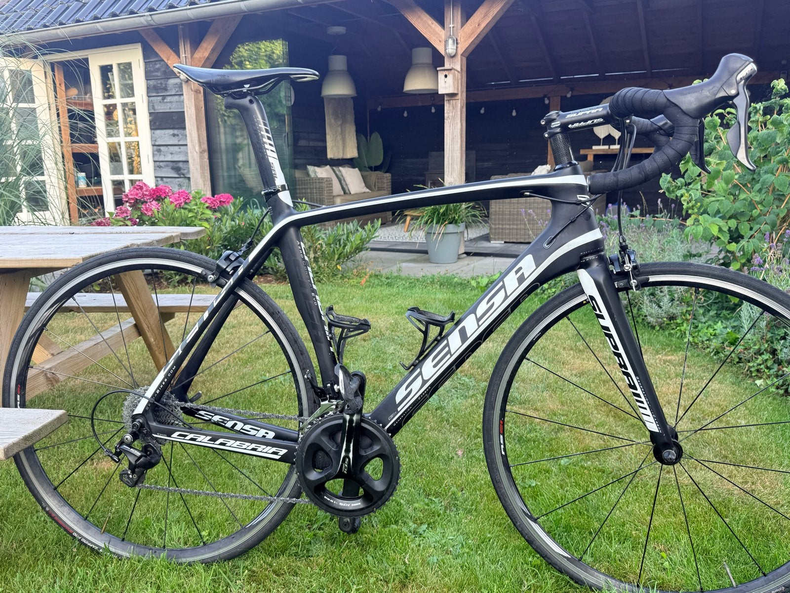Sensa Calabria racefiets - Carbon frame, Shimano 105, Fietsen en Brommers, Fietsen | Racefietsen, Overige merken, 28 inch, Gebruikt