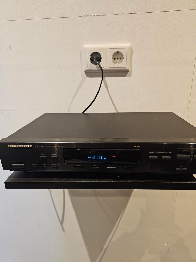 Marantz ST48/02B Stereo Tuner - Zwart, Audio, Tv en Foto, Tuners, Ophalen of Verzenden, Zo goed als nieuw, Analoog