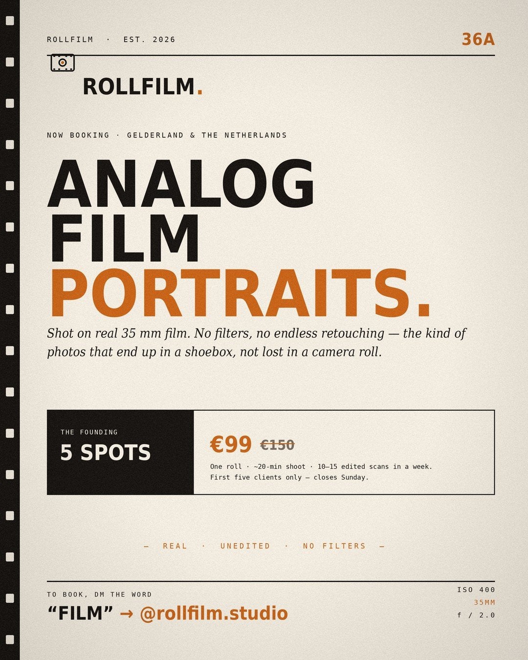 Analog/Film Photoshoots