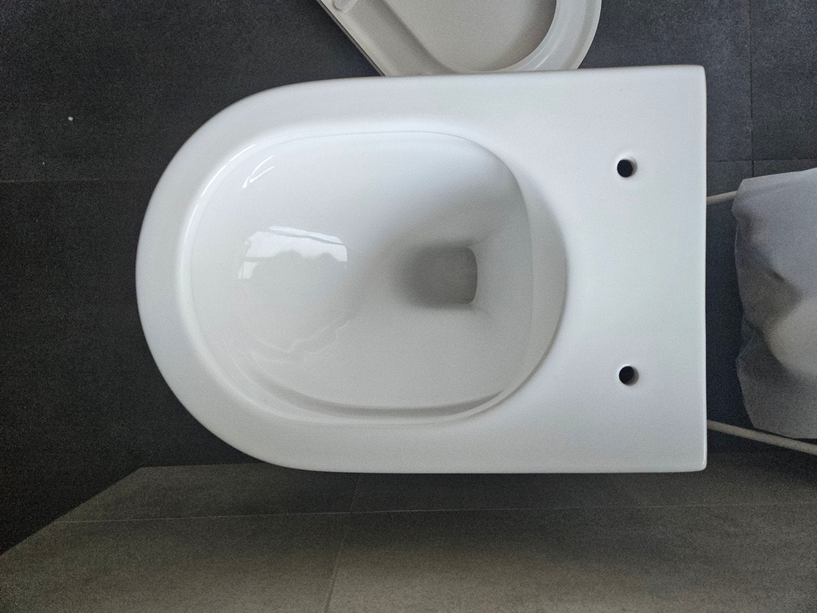 Modern wandcloset zonder spoelrand, echt als nieuw!, Ophalen, Zo goed als nieuw, Toilet