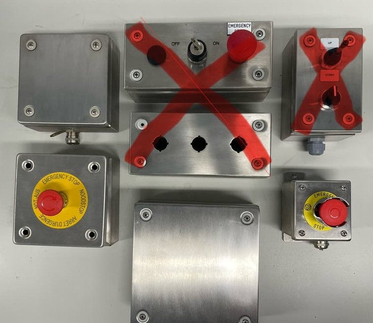 Rittal RVS schakelkast behuizing bedieningskast elektrakast, Ophalen of Verzenden, Gebruikt