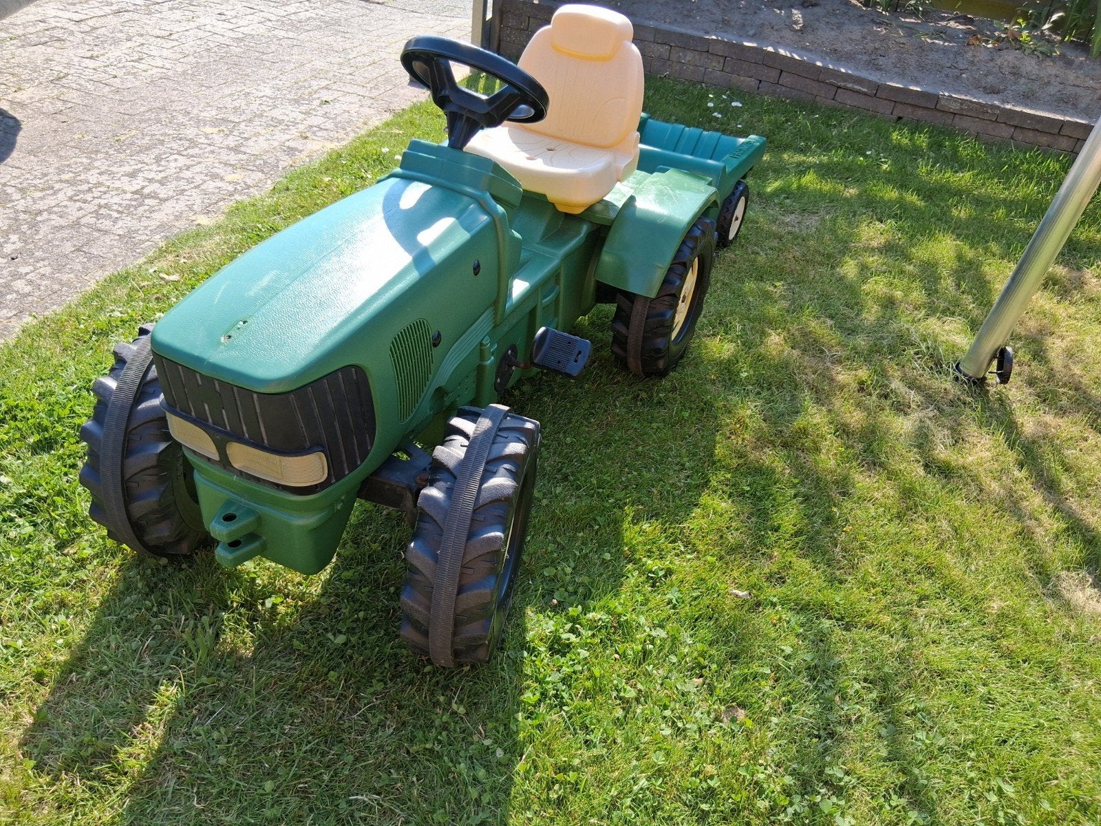 Prachtige John Deere met aanhanger!, Ophalen, Zo goed als nieuw, Overige merken, Met kar of aanhanger