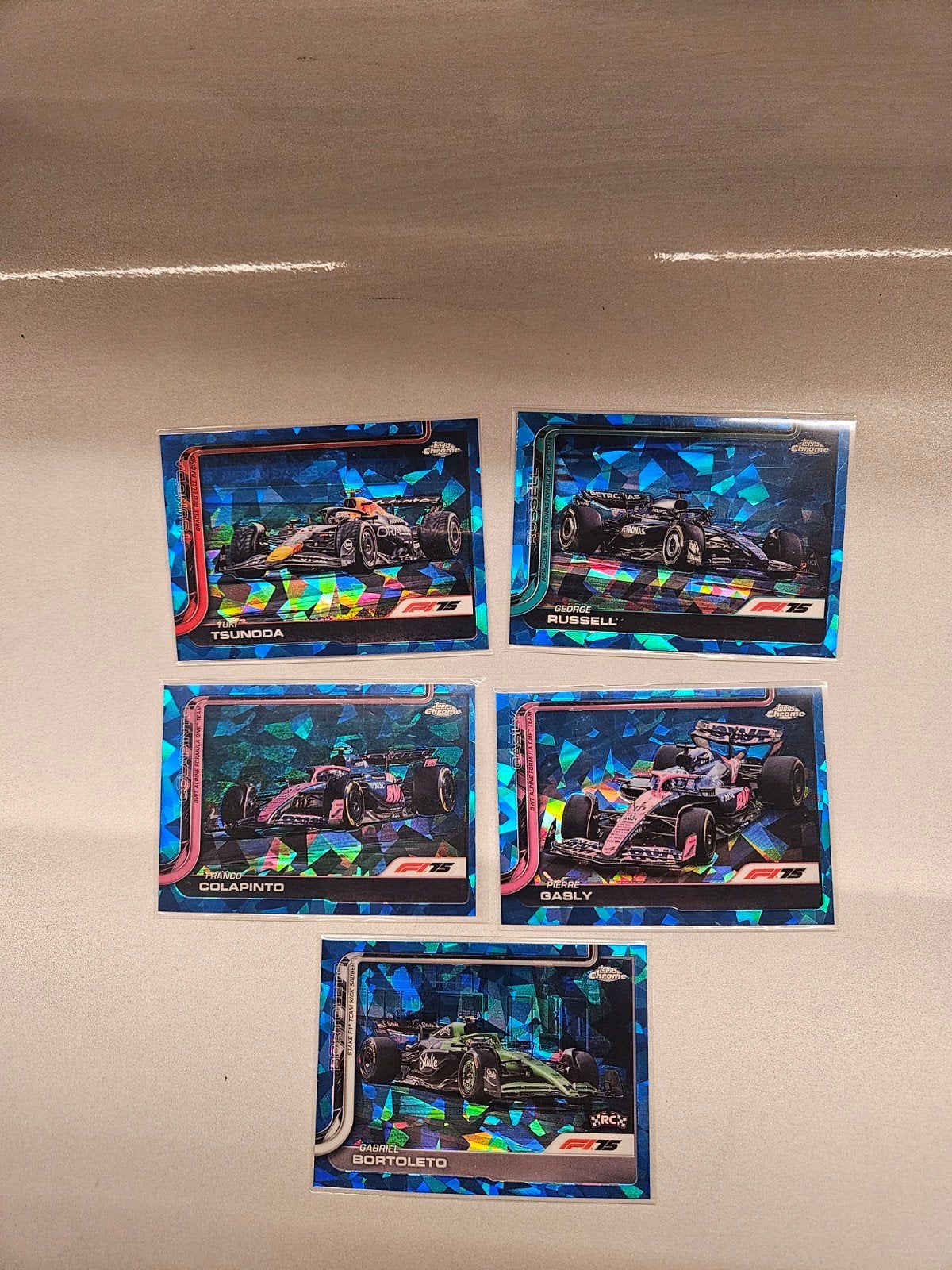 Tsunoda russel colapinto gasly bortoleto topps sapphire 2025, Ophalen of Verzenden, Nieuw, Plaatje