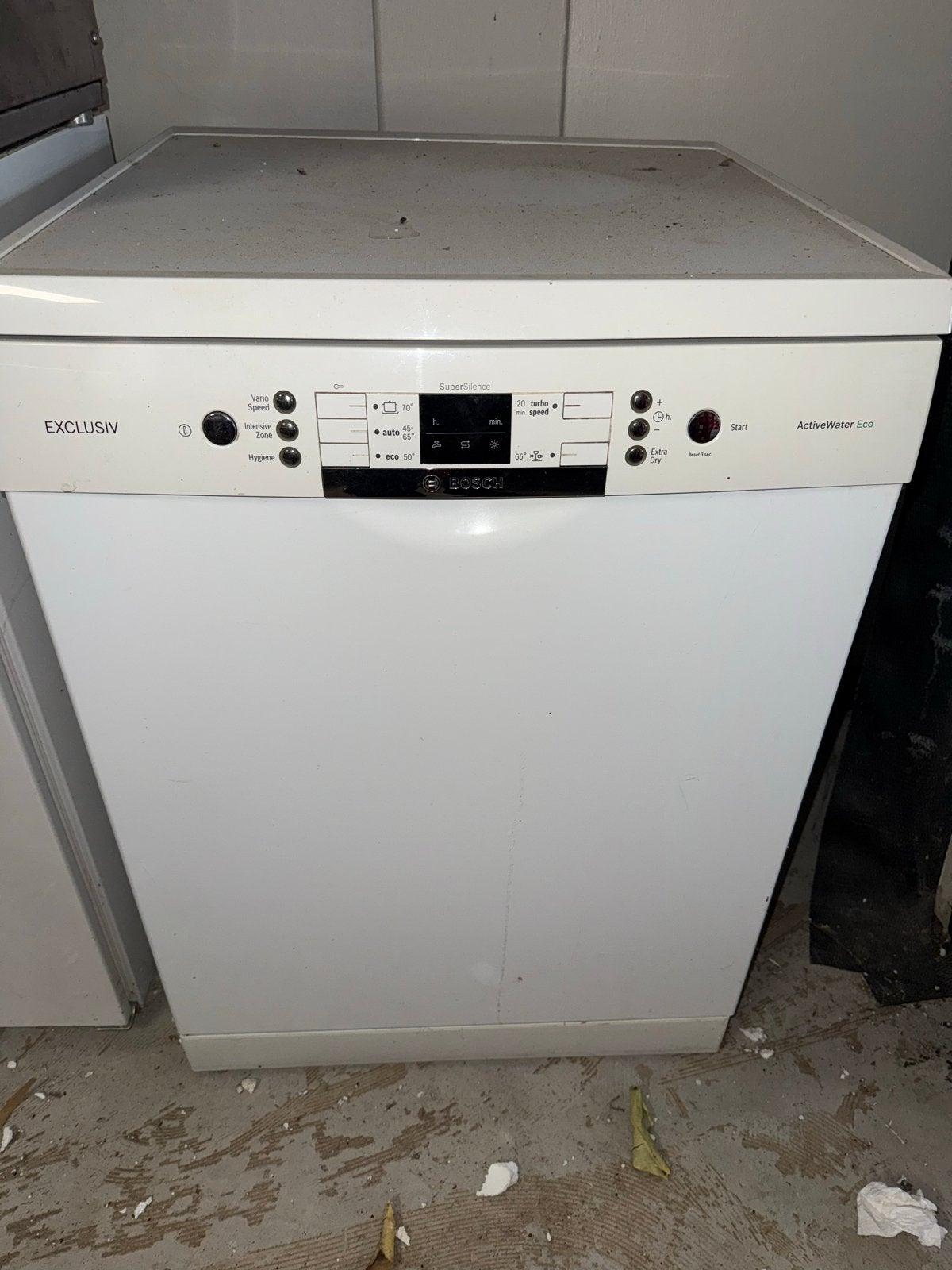 Defecte Bosch vaatwasser voor onderdelen of handige Harry, Ophalen, Niet werkend, Vrijstaand, 60 cm of meer