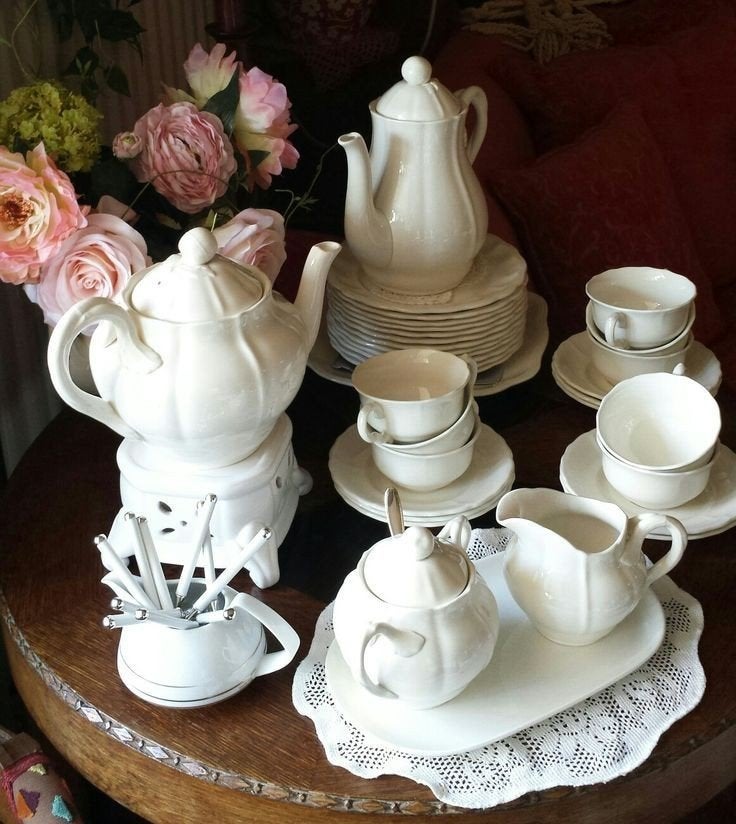 Spode koffie/theeservies oud /antiek puntgaaf, Antiek en Kunst, Antiek | Servies compleet, Ophalen of Verzenden