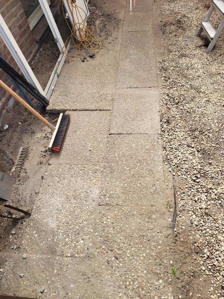 Gebruikte grindtegels voor tuin of pad, Ophalen, Gebruikt, 10 m² of meer, Grind