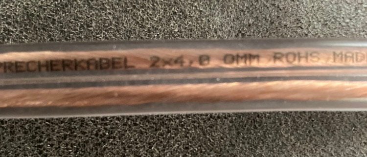 Speaker kabel 23.55 meter dikke, Ophalen of Verzenden, Zo goed als nieuw