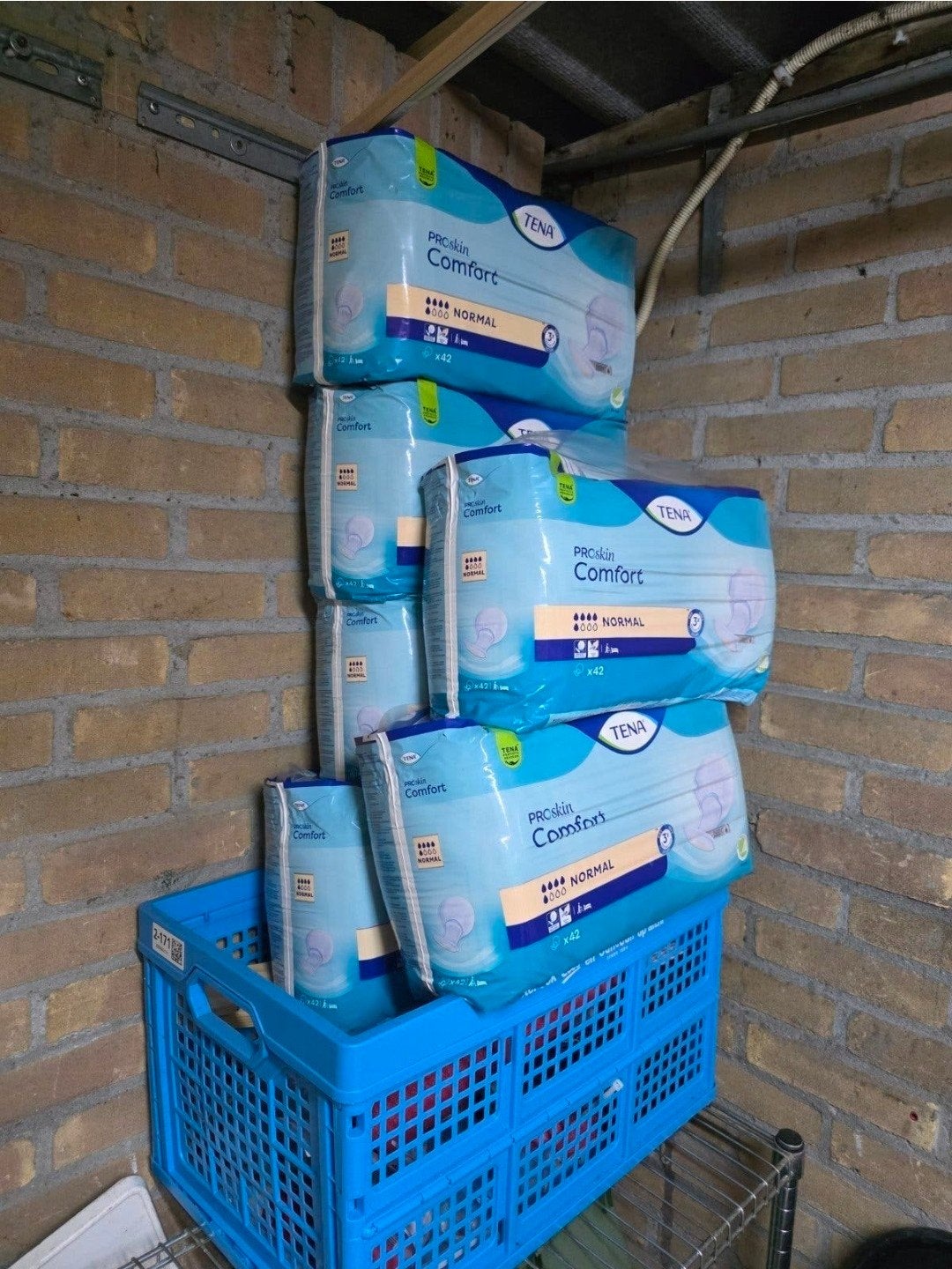 10 pakken Tena compleet, Ophalen of Verzenden