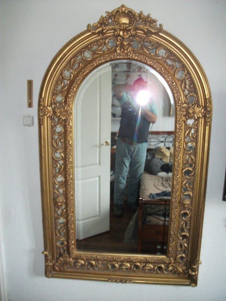 barok spiegel, Ophalen of Verzenden, Zo goed als nieuw, Rechthoekig, Minder dan 100 cm
