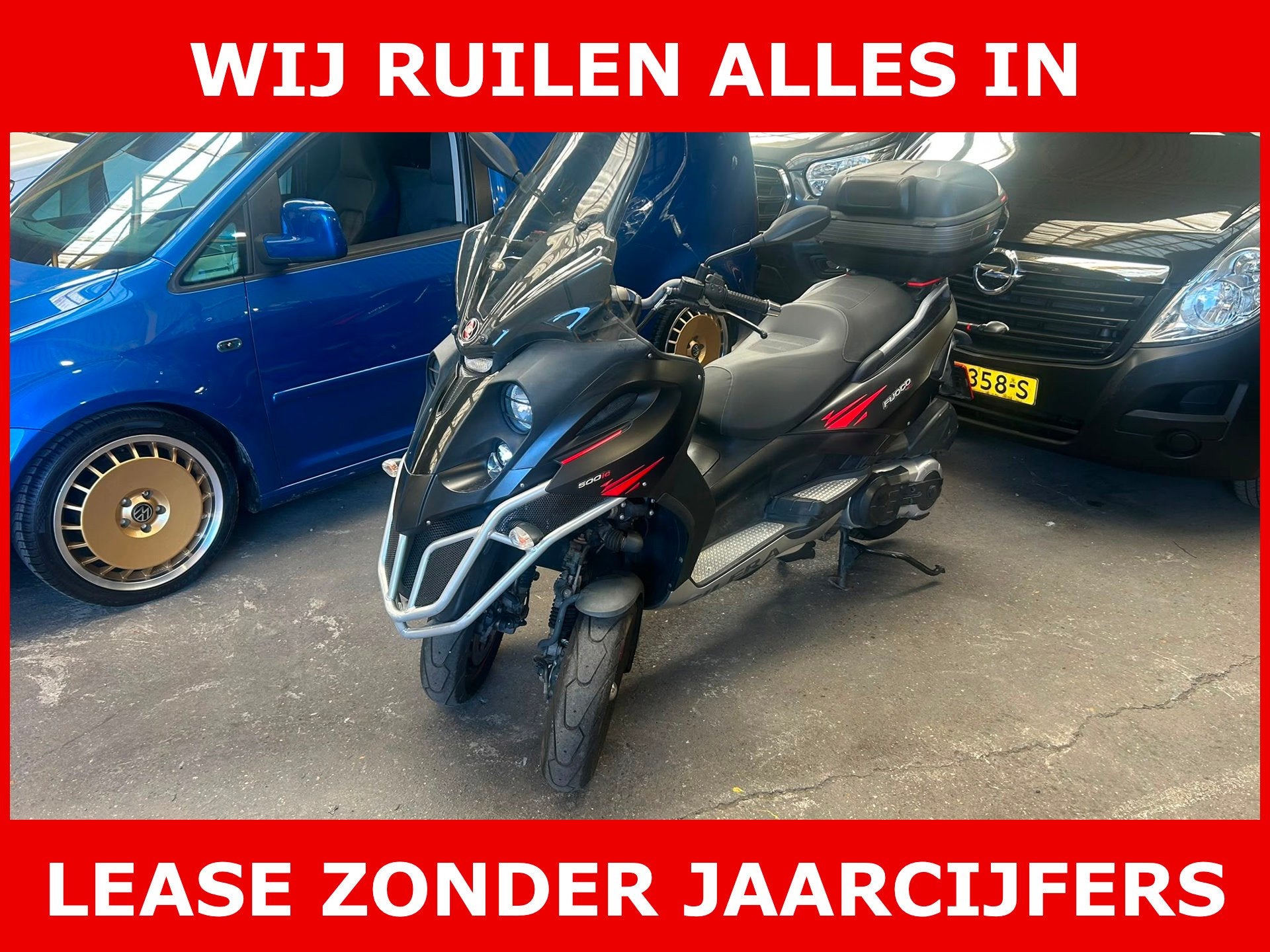 Gilera Scooter Fuoco 500 i.e. LT auto rijbewijs, Scooter, 493 cc, Bedrijf, Gilera
