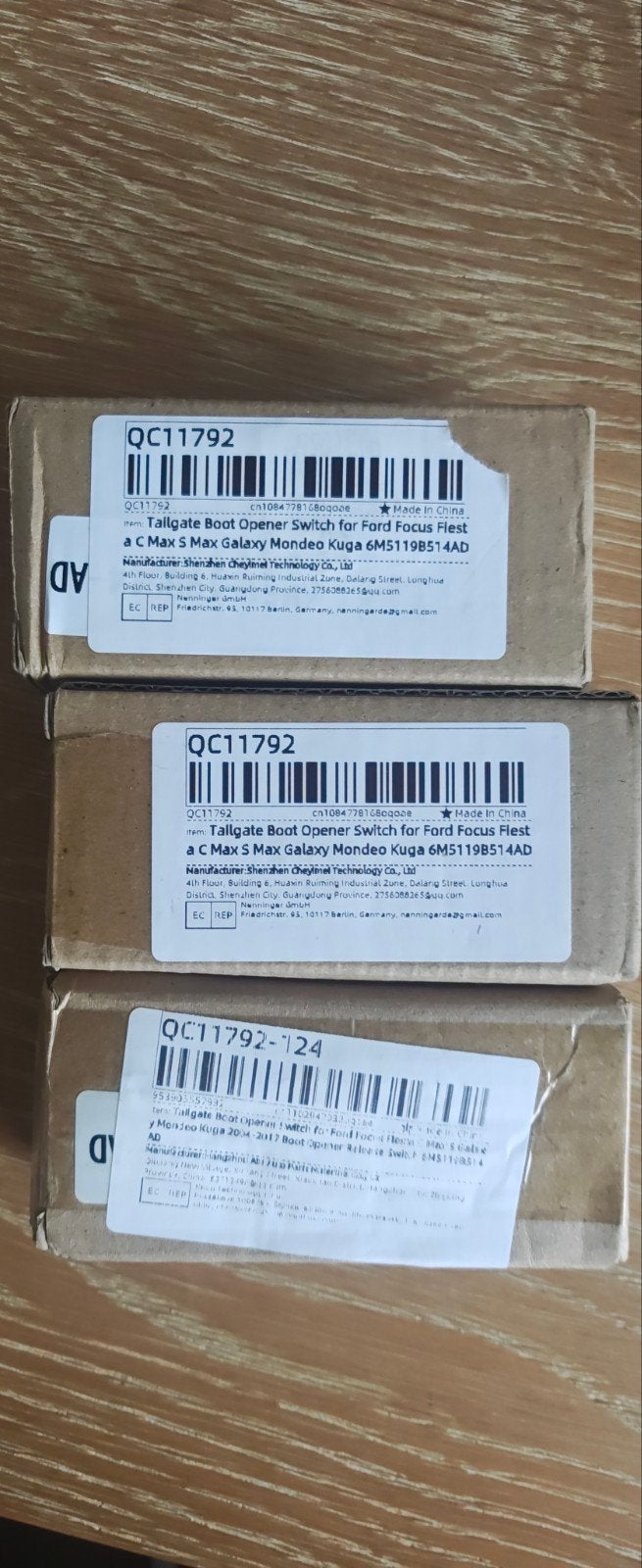 Kofferklep opener schakelaar Ford Focus C-Max Galaxy Mondeo, Ophalen, Achterklep, Voor, Nieuw