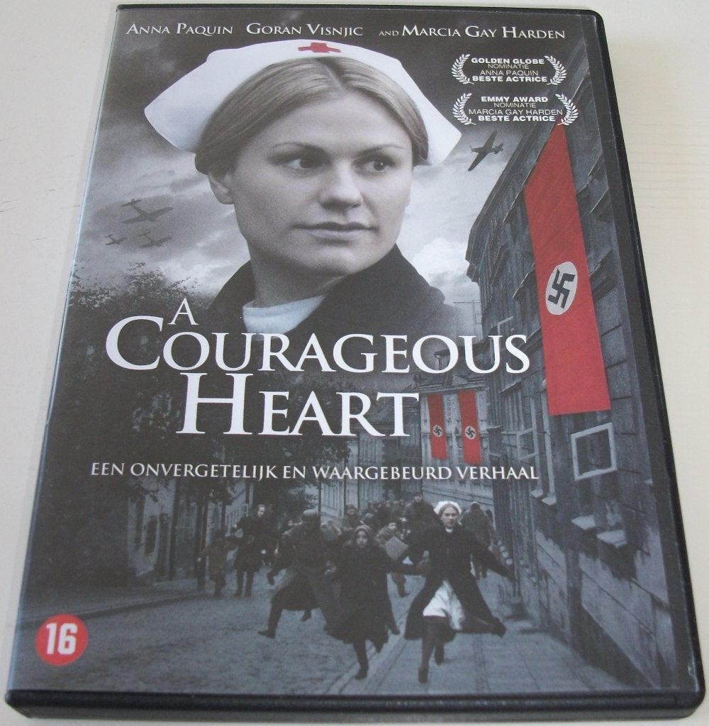 Dvd *** COURAGEOUS HEART *** "Vrouwelijke Schindler", Cd's en Dvd's, Dvd's | Drama, Zo goed als nieuw, Waargebeurd drama, Vanaf 16 jaar