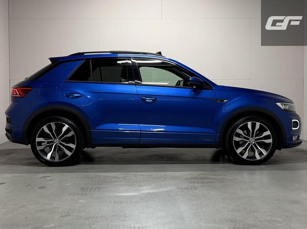 Volkswagen T-Roc 1.5 TSI R-Line Pano Virtual Carplay Sfeer, Auto's, Volkswagen, Stof, 4 cilinders, Blauw, Bedrijf
