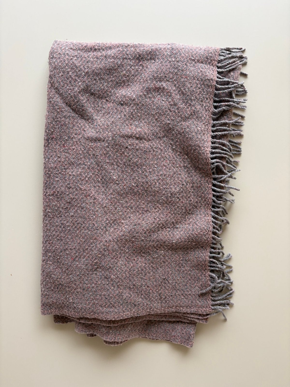 Wollen plaid Klippan (100% wol) 170x135cm, Huis en Inrichting, 135 cm, 175 cm, Met franjes/kwastjes, Ophalen of Verzenden