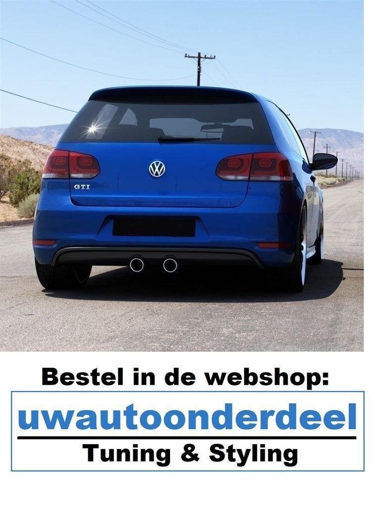 R20 look diffuser en uitlaat! Geschikt Voor Golf 6 Gti Tdi F, Auto diversen, Verzenden