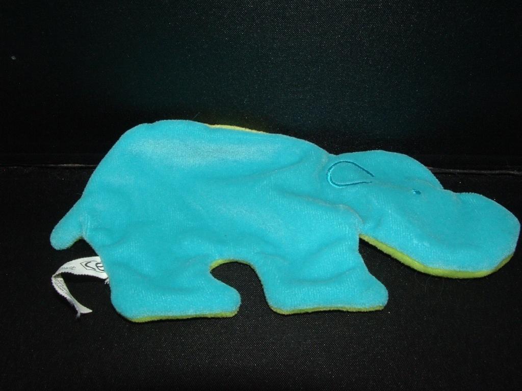 HEMA NIJLPAARD KNUFFELDOEKJE VELOURS BLAUW MET, Verzenden, Nieuw, Overige typen