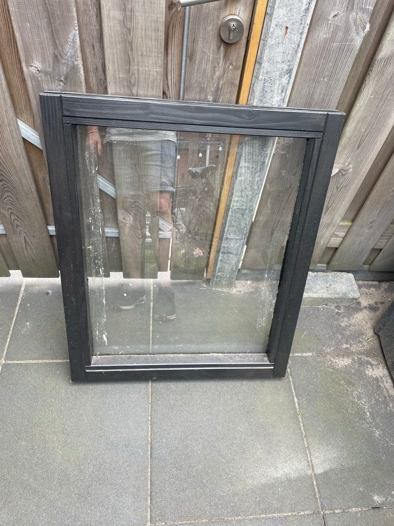 Raamkozijn Douglas Tuinhuis + stelkozijn ramen onbehandeld, Doe-het-zelf en Verbouw, Ophalen, Minder dan 75 cm, Raamkozijn, Nieuw