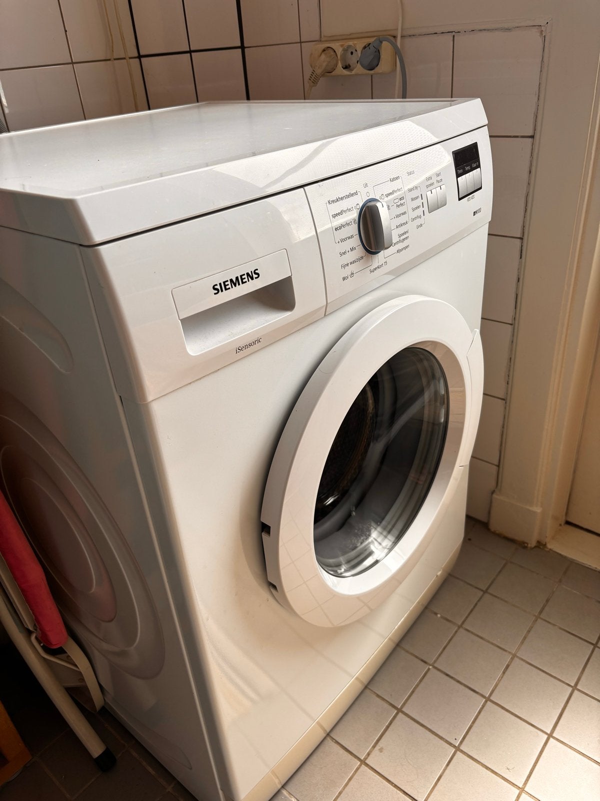 Siemens IQ100 wasmachine, Witgoed en Apparatuur, Wasmachines, Ophalen, Zo goed als nieuw, Voorlader, Kort programma