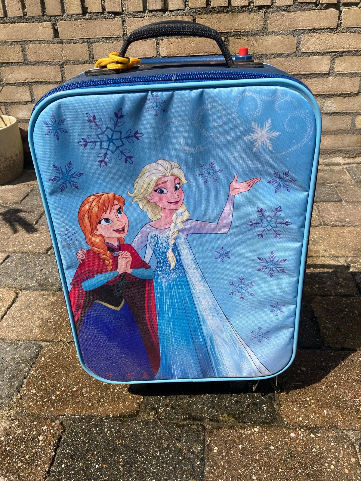 Frozen Trolley Koffer - Elsa & Anna, Kinderen en Baby's, Kinderspulletjes, Zo goed als nieuw, Ophalen