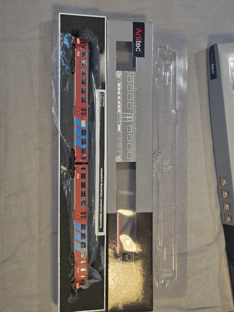 Artitec NS DE2 Rood 96 DCC Digitaal H0 24.209.03, Overige merken, Treinset, Gelijkstroom, Nieuw