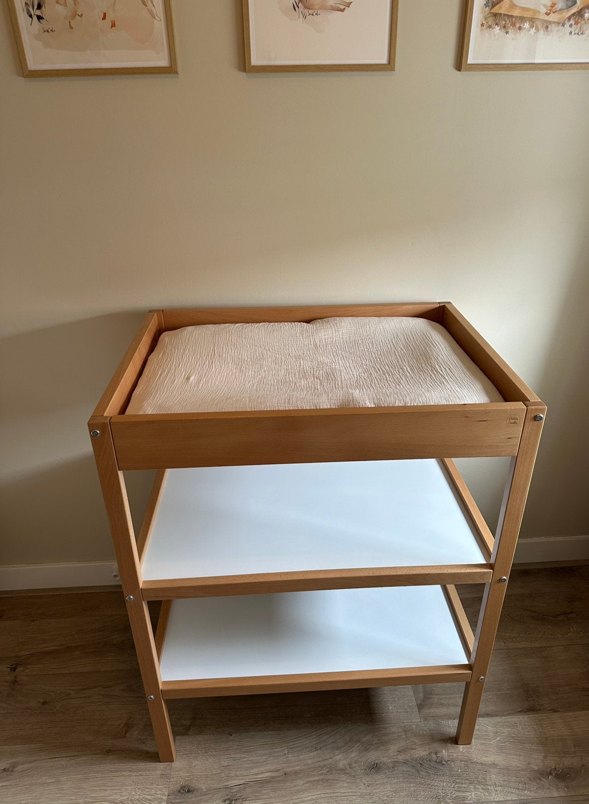 Luiertafel Petit Amelie, Ophalen, 50 tot 70 cm, Zo goed als nieuw, 75 tot 100 cm