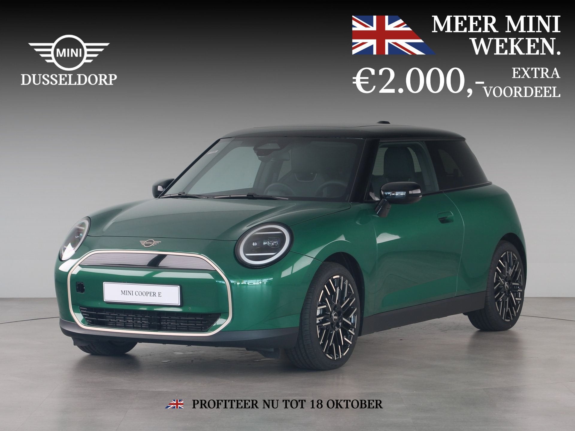 MINI Cooper E Favoured Pakket M PRIVATE LEASE EUR 475,- (60, Auto's, Zwart, 4 stoelen, Parkeerassistent, Nieuw