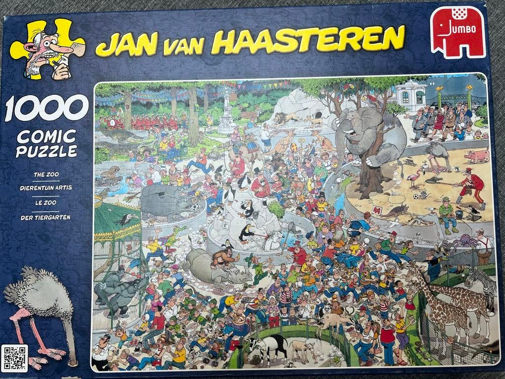 Jan van Haasteren puzzels., Ophalen of Verzenden, 500 t/m 1500 stukjes, Gebruikt, Legpuzzel