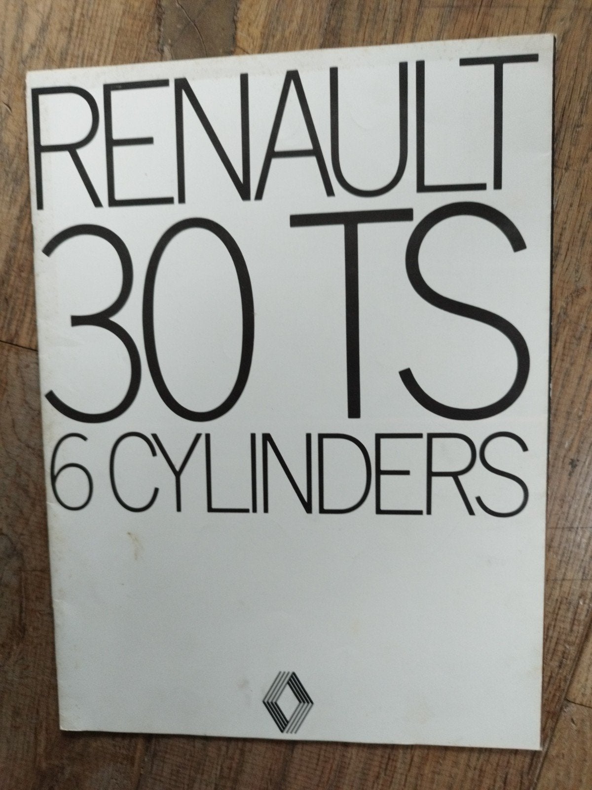Renault 30 TS 6 Cylinders brochure uit 1975, Renault, Ophalen of Verzenden, Zo goed als nieuw, Renault