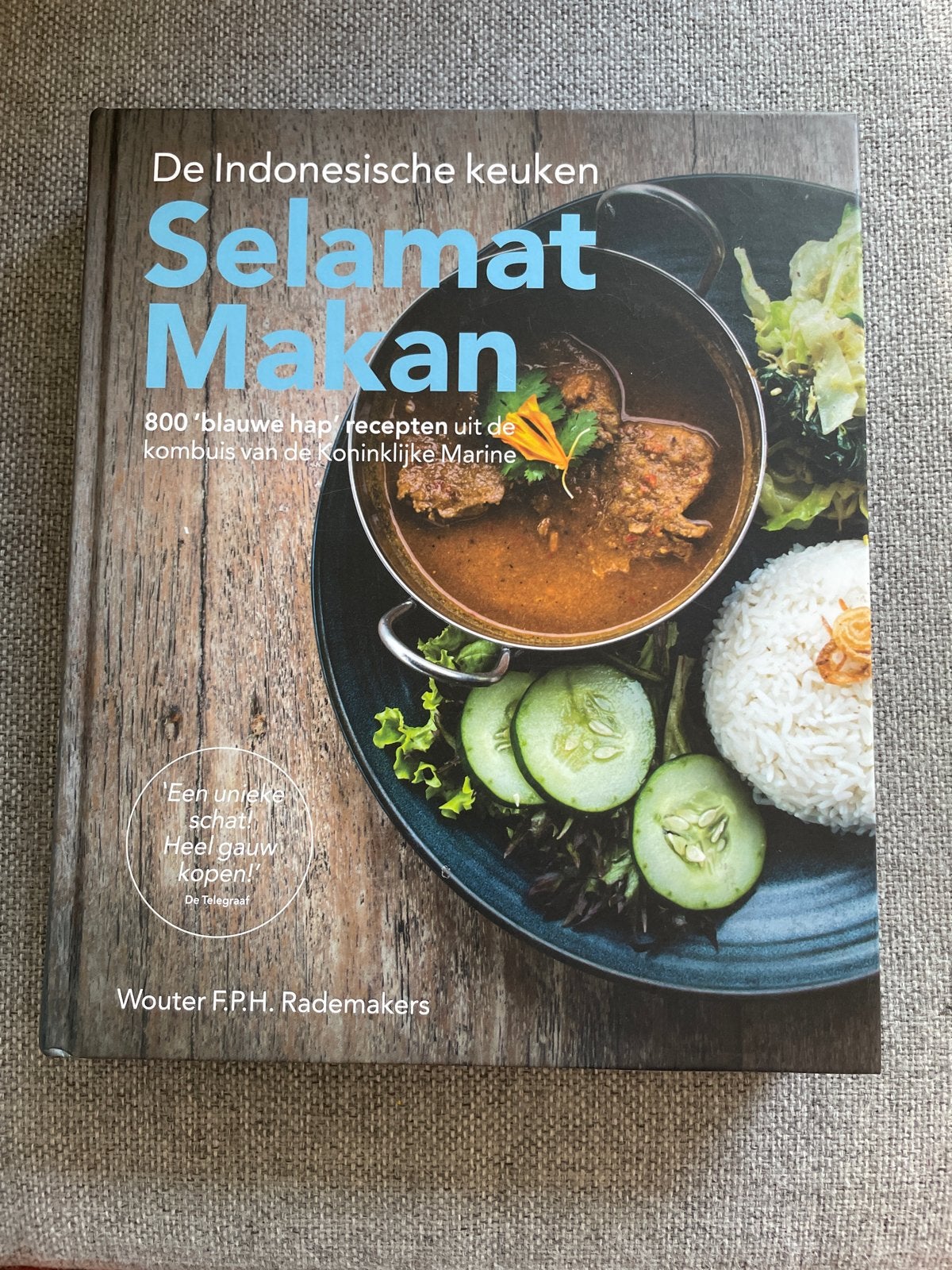 Selamat Makan - De Indische Keuken. Hardcover., Boeken, Kookboeken, Hoofdgerechten, Azië en Oosters, Ophalen of Verzenden, Zo goed als nieuw