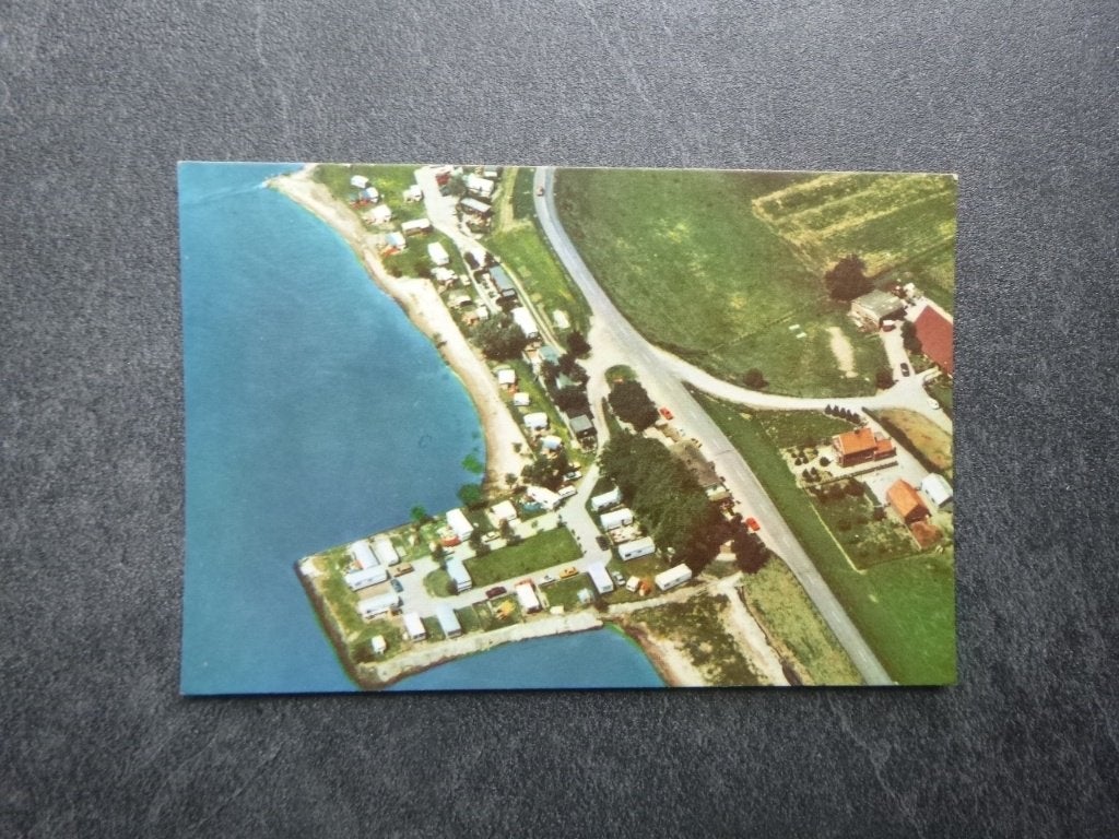 Oosterhout camping de Grote Altena, luchtfoto, Verzenden, 1980 tot heden, Ongelopen, Noord-Brabant