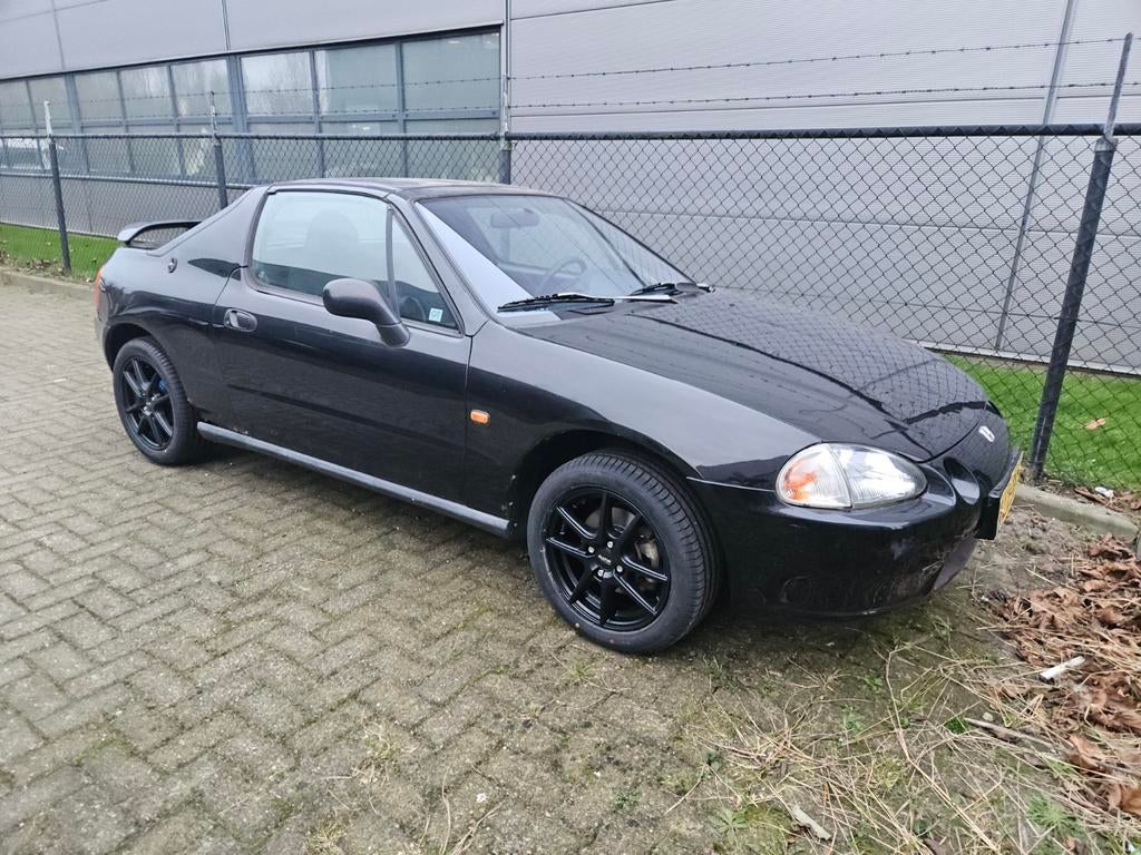 Honda CRX 1.6 Coupe Esi-e AUT 1995 Zwart, Auto's, Honda, 125 pk, 1119 kg, 4 cilinders, 1590 cc