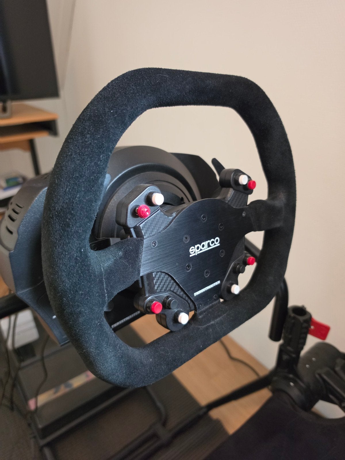 Thrustmaster T300RS GT met Sparco R383 stuur, Ophalen, Racestuur, Gebruikt, Force feedback