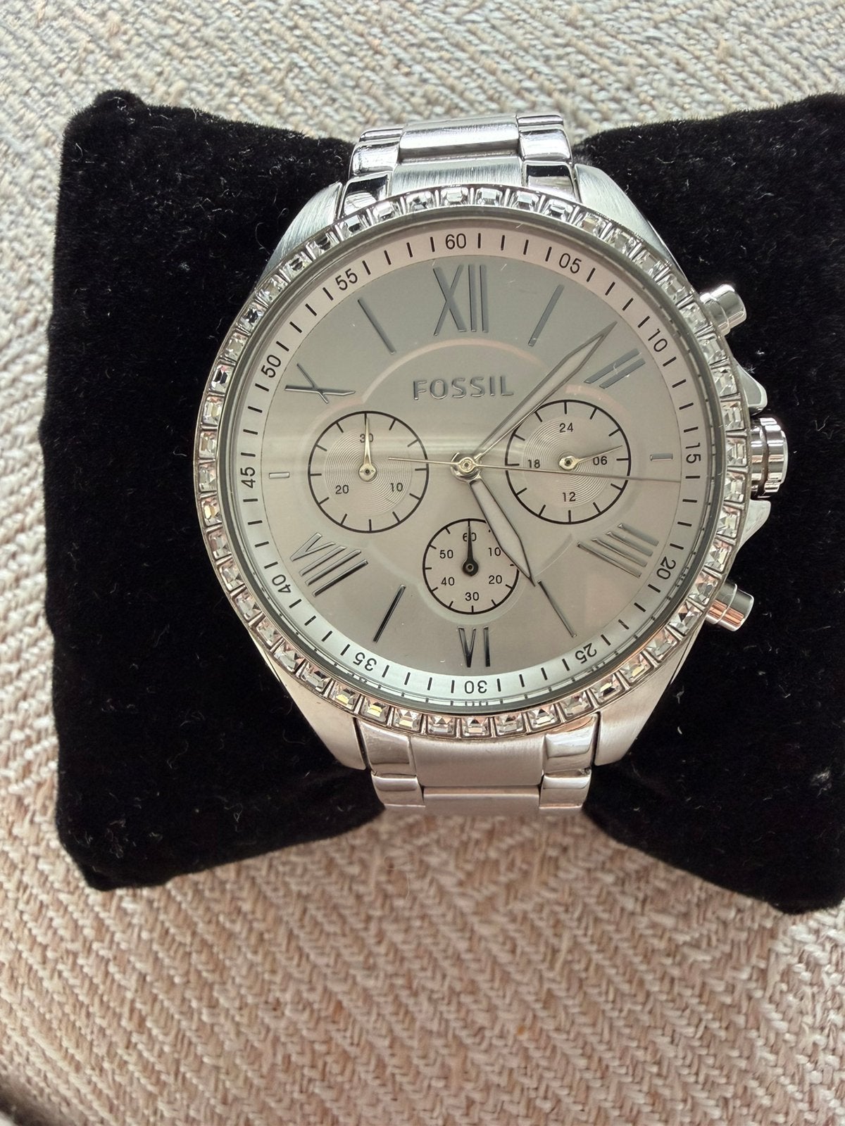 Fossil horloge, Sieraden, Tassen en Uiterlijk, Horloges | Dames, Ophalen of Verzenden, Zo goed als nieuw, Staal, Fossil